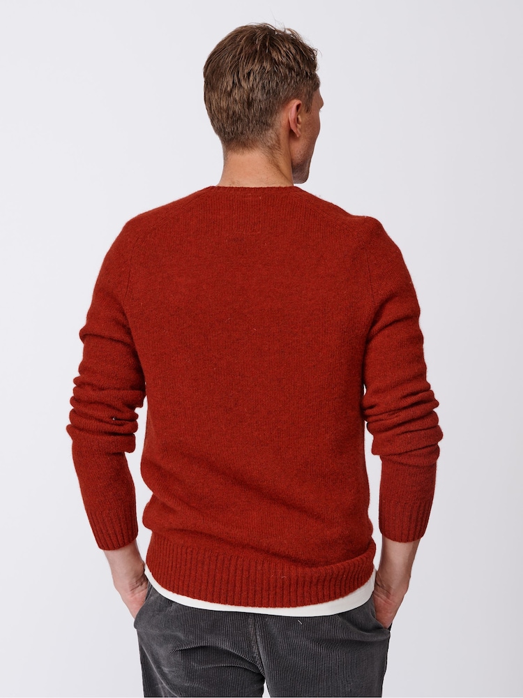 Aubin Prestwick Shetland Crew Jumper - Image 2 of 6