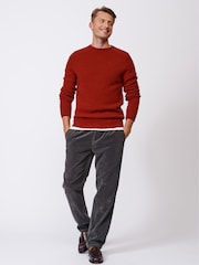 Aubin Prestwick Shetland Crew Jumper - Image 3 of 6