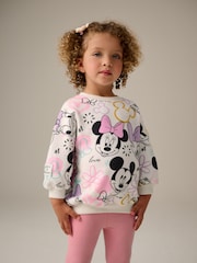 Pink Mickey and Friends Sweatshirt and Leggings Set (3mths-7yrs) - Image 1 of 10