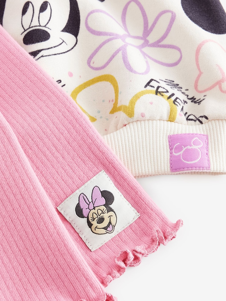 Pink Mickey and Friends Sweatshirt and Leggings Set (3mths-7yrs) - Image 10 of 10