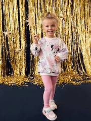 Pink Mickey and Friends Sweatshirt and Leggings Set (3mths-7yrs) - Image 2 of 10