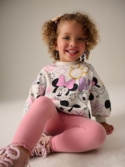 Pink Mickey and Friends Sweatshirt and Leggings Set (3mths-7yrs) - Image 4 of 10