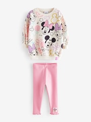 Pink Mickey and Friends Sweatshirt and Leggings Set (3mths-7yrs) - Image 7 of 10