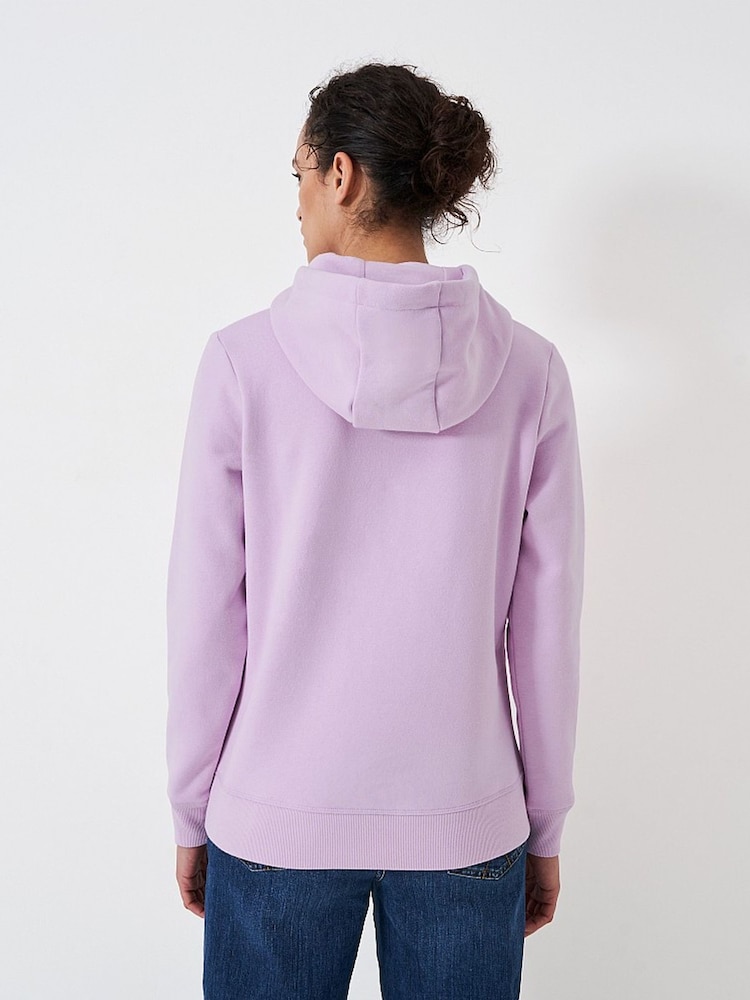 Crew Clothing Plain Cotton Regular Hoodie - Image 2 of 4
