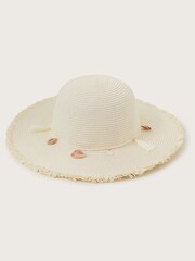 Monsoon Natural Shell Band Straw Hat - Image 1 of 3