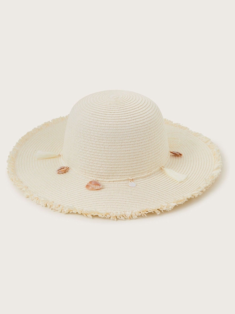 Monsoon Natural Shell Band Straw Hat - Image 1 of 3