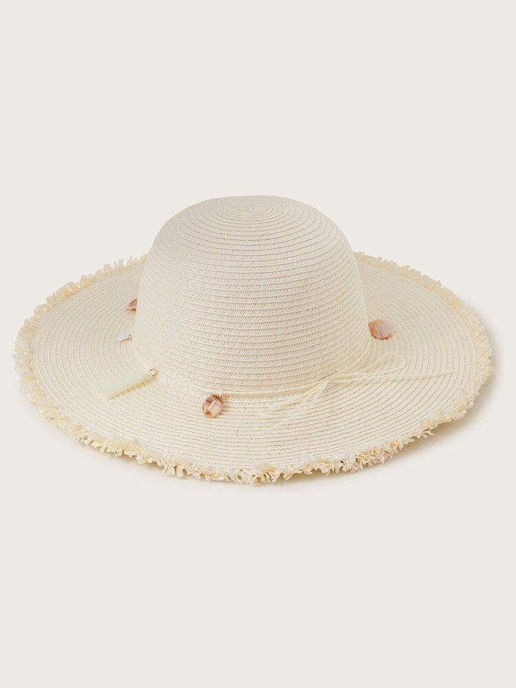 Monsoon Natural Shell Band Straw Hat - Image 2 of 3