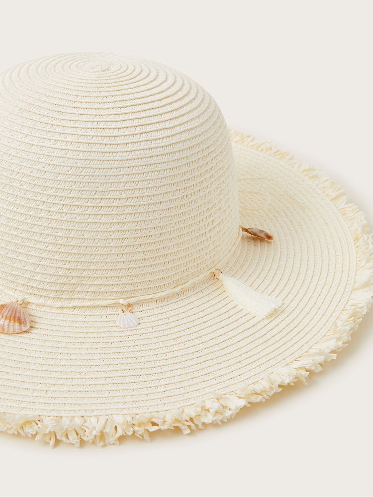 Monsoon Natural Shell Band Straw Hat - Image 3 of 3
