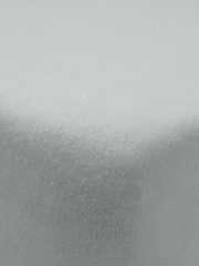 Catherine Lansfield Grey 100% Cotton Fitted Sheet - Image 2 of 3
