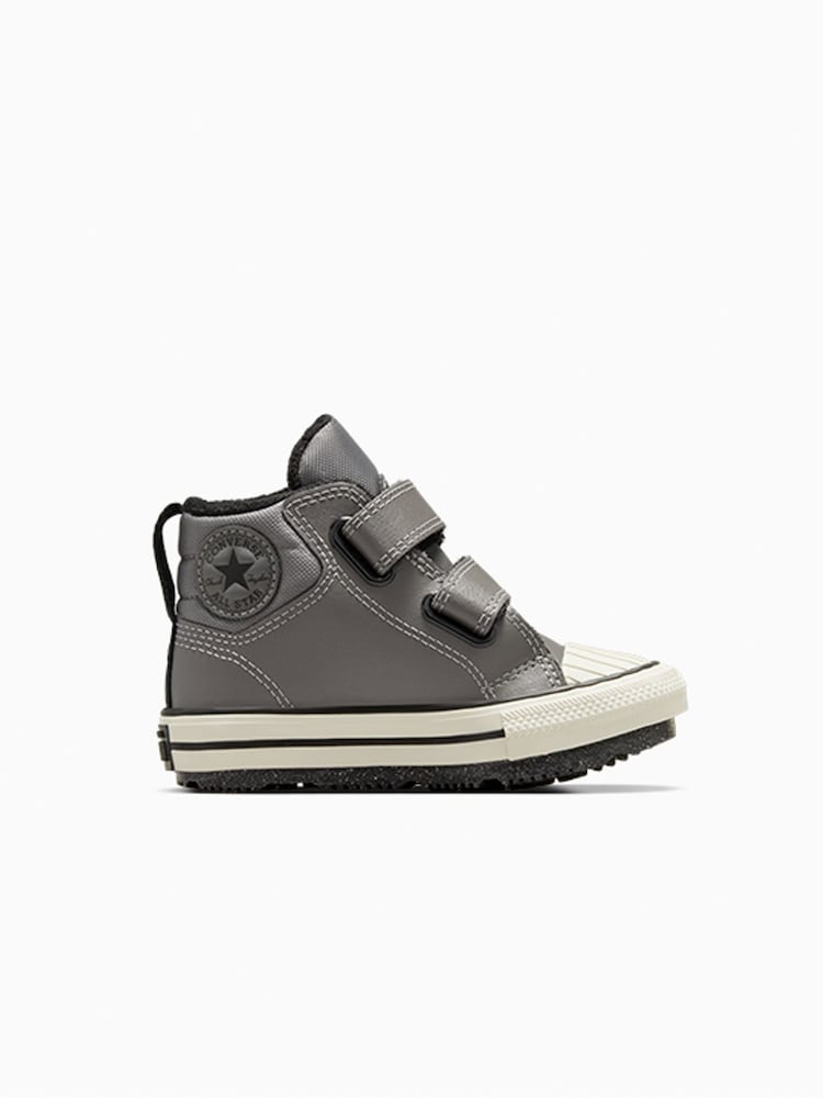 Converse Grey Chuck Taylor Leather Infant Berkshire Boots - Image 1 of 8