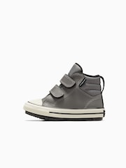 Converse Grey Chuck Taylor Leather Infant Berkshire Boots - Image 2 of 8