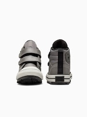 Converse Grey Chuck Taylor Leather Infant Berkshire Boots - Image 4 of 8