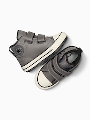 Converse Grey Chuck Taylor Leather Infant Berkshire Boots - Image 5 of 8
