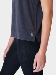 Sweaty Betty Navy Blue Soft Flow Studio Tank - Image 6 of 7