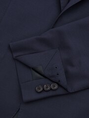 Reiss Bright Blue Destiny Wool Single Breasted Blazer - Image 7 of 7