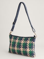 Seasalt Cornwall Green Woven Cornelly Cross-Body Bag - Image 1 of 5