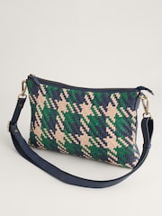 Seasalt Cornwall Green Woven Cornelly Cross-Body Bag - Image 3 of 5
