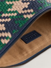 Seasalt Cornwall Green Woven Cornelly Cross-Body Bag - Image 5 of 5