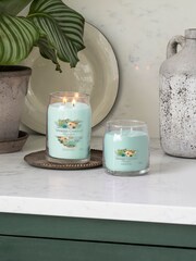 Yankee Candle Blue Medium Signature Aloe & Agave Jar Candle - Image 2 of 4