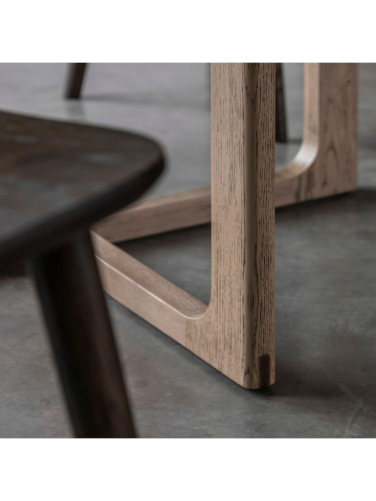 Gallery Home Dark Wood Neston Round Dining Table - Image 2 of 5