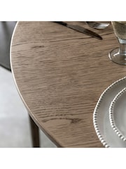 Gallery Home Dark Wood Neston Round Dining Table - Image 3 of 5