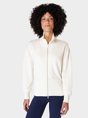 Sweaty Betty Lily White After Class Zip Up Top - Image 3 of 8