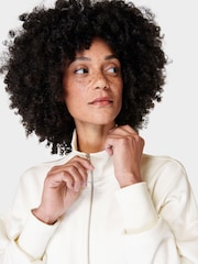 Sweaty Betty Lily White After Class Zip Up Top - Image 7 of 8