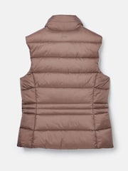 Joules Taupe Showerproof Padded Gilet - Image 2 of 4