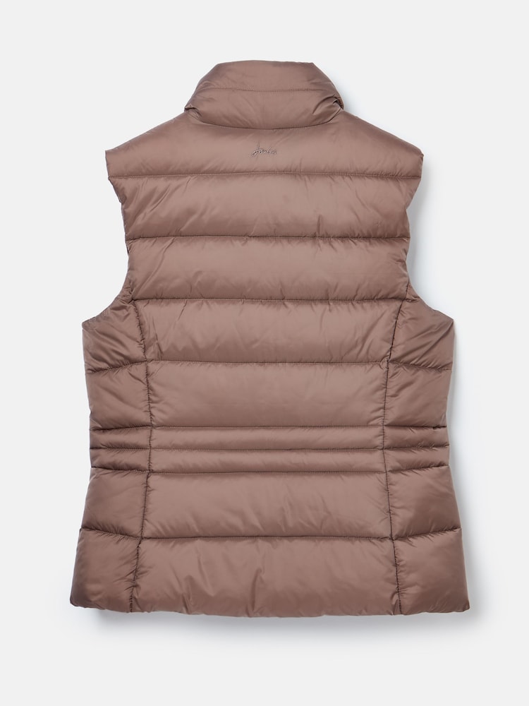 Joules Taupe Showerproof Padded Gilet - Image 2 of 4 Joules Taupe Showerproof Padded Gilet - Image 2 of 4