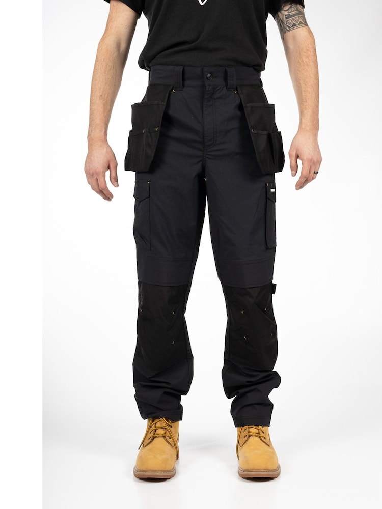 Caterpillar Nexus Holster Stretch Pocket Black Trousers - Image 1 of 5