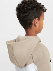 БежевыйБелый - Толстовка с капюшоном Nike BeigeWhite Tech Fleece Zip Up - Изображение 5 из 8
