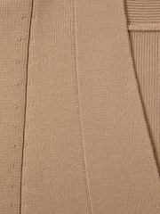 Reiss Nude Kimmy Knitted Sleeveless V-Neck Vest - Image 6 of 6
