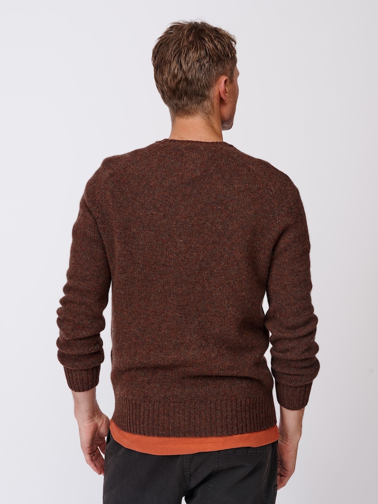 Aubin Prestwick Shetland Crew Jumper - Image 2 of 6