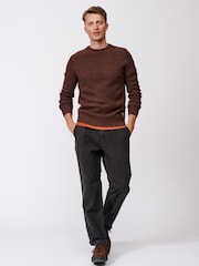 Aubin Prestwick Shetland Crew Jumper - Image 3 of 6