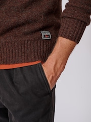 Aubin Prestwick Shetland Crew Jumper - Image 4 of 6