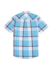 U.S. Polo Assn. Blue Mens Short Sleeve 100% Cotton Check Shirt - Image 7 of 8