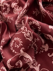 Laura Ashley Burgundy Red Josette Button Through Pyjamas - Image 5 of 7