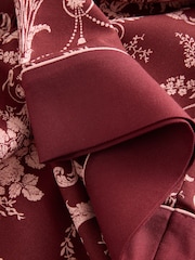 Laura Ashley Burgundy Red Josette Button Through Pyjamas - Image 7 of 7