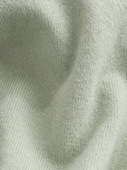Hellgrün - Langärmeliges Polo-Shirt aus Feinstrick - Bild 6 von 7