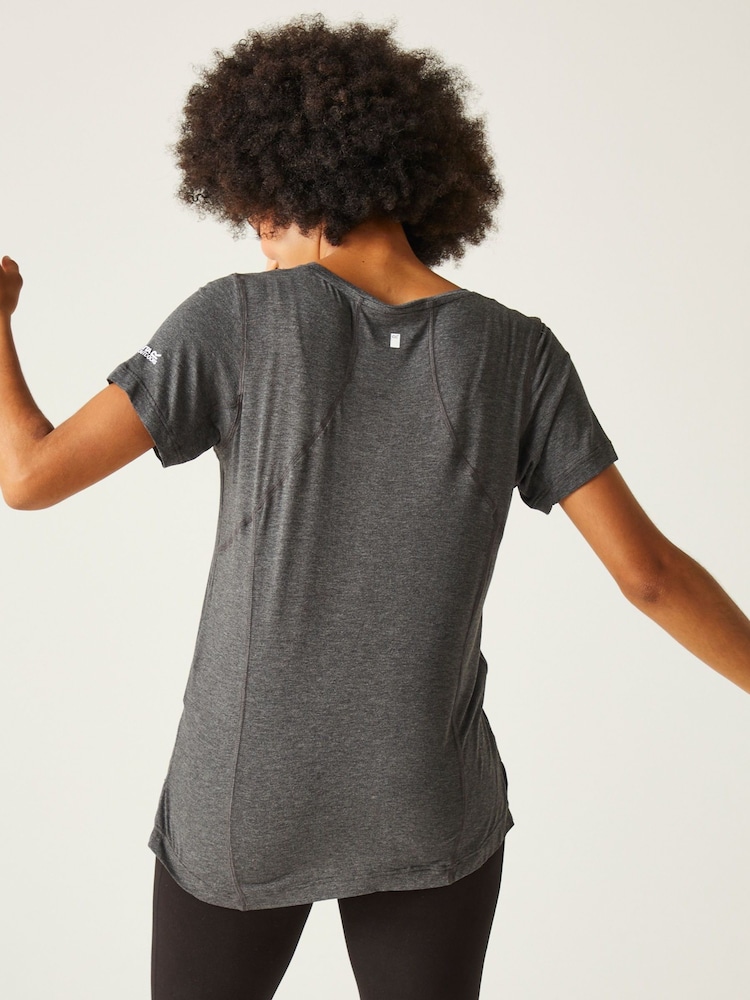 Regatta Grey Ballyton Short Sleeve Sports T-Shirt - Image 2 of 6