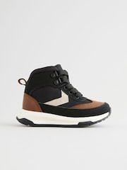 Black Water Repellant Zip Walker Boots - Image 2 of 3