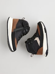 Black Water Repellant Zip Walker Boots - Image 3 of 3