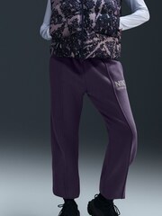Nike Purple Logo Fleece Joggers - Image 1 of 3