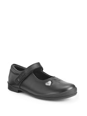 Start-Rite Stardust Black Leather Mary Jane School Shoes - Image 3 of 6
