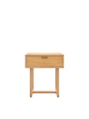 Gallery Home Natural Neston 1 Drawer Bedside Table - Image 5 of 7