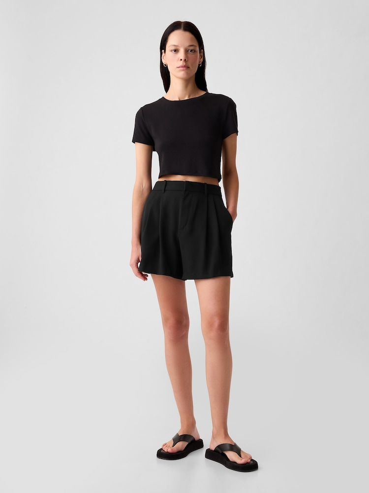 Gap Black 365 High Waisted Shorts - Image 5 of 5