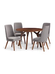Julian Bowen Walnut Huxley Round Table - Image 3 of 5