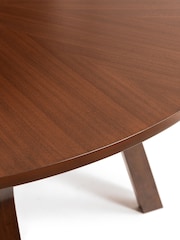 Julian Bowen Walnut Huxley Round Table - Image 4 of 5