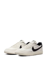 Nike Beige Big Low Trainers - Image 5 of 11