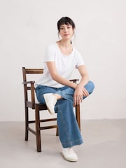 Seasalt Cornwall White Camerance T-Shirt - Image 3 of 5